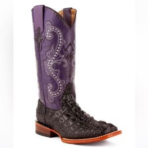 Ferrini Women's Hornback Caiman Boots